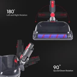Geschikt voor Dweilopzetstuk voor Dyson V15 V11 V10 V8 V7 stofzuiger, dweilopzetstuk met afneembare watertank, afneembare zachte borstel voor gladde vloeren, 4 dweilpads, niet compatibel met Slim! — thumbnail 4