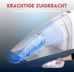 alpina Kruimeldief - Handstofzuiger Draadloos - 30 Watt - Incl. Stofzuigerborstels — thumbnail 5