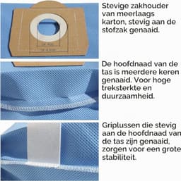 Herbruikbare stofzuigerzak voor Kärcher WD3, WD3.200, WD3.300 M, WD3.500 P, WD5.800, SE4001, SE4002 – vervangt 6.959-130.0 — thumbnail 3