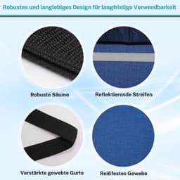 Zuurstofzak, draagbare ophangzak voor rolstoel (blauw, 2 stuks) — thumbnail 5