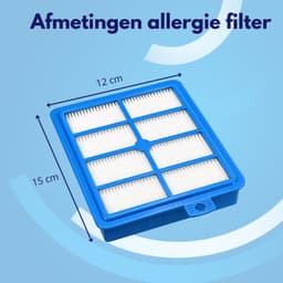 Knaak HEPA Stofzuigerfilter - 2 Stuks - Geschikt voor Philips AEG Electrolux - FC8031/01 - H12 — thumbnail 3