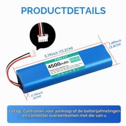Vervangende Accu voor Ecovacs Deebot N8 en Ozmo Modellen — thumbnail 3