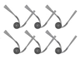 6 Stuks Zijborstels voor Roborock Saros 10 Robotstofzuiger