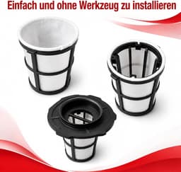 10 stuks stofzuigerzakken geschikt voor Einhell Power X-Change TE-VC 18 Li-Solo & TE-HV 18/06 Li-Solo - Vervangende filterzakken voor draadloze handstofzuigers - stofzuigerfilterzak - vervangende accessoires - Wit — thumbnail 4