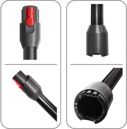Slang voor elektrische stofzuiger - Steelbuis - Metalen geleidende buis - Stofzuigeraccessoire - Grijs voor Dyson V10 Digital en V12 Detect Slim — thumbnail 5