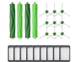 9x filter, 2x Hoofdborstel, 9x Zijborstel geschikt voor iRobot Roomba i7 en i7+ set