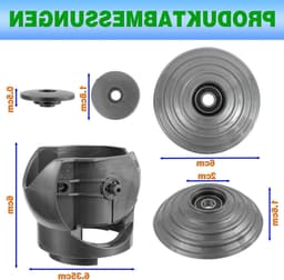 Vervangingsonderdelen voor Dyson Stofzuiger: Balwiel en Stofzuigerkop Aansluiting voor V10, V11, V15, G5 - Hoogwaardige Accessoires voor Efficiënte Reiniging en Onderhoud — thumbnail 4
