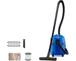 Quvo® Karcher - Karcher Stofzuiger - Bouwstofzuiger - Festool Stofzuiger - Bouwstofzuiger Zonder Zak - Blauw - 53cm x 33cm x 53cm