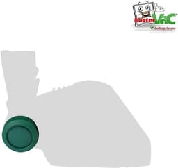 Wiel met velg - Reservewiel stofzuiger - Stofzuiger onderhoud - Specifiek voor tapijtborstel - 17 x 96 x 23 cm — thumbnail 2