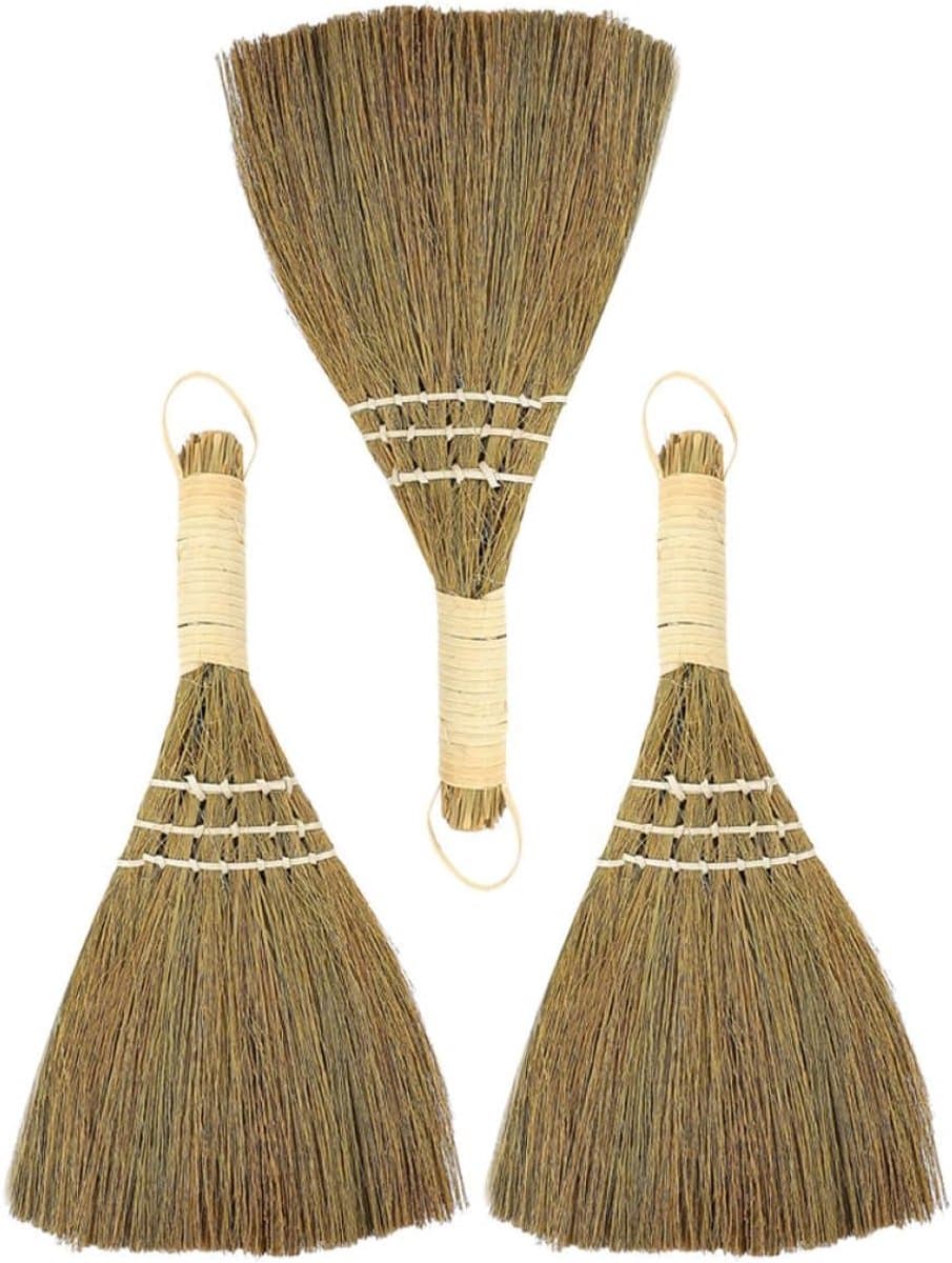 Kleine Bureaubezem - Stofborstel Set - Bureau Keuken Reinigen - Duurzaam Ruimtebesparend - 29 cm Lengte - Diverse Kleuren — afbeelding 1