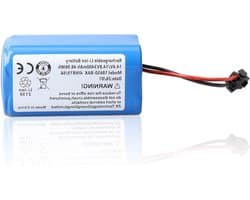 Krachtige 3400 mAh batterij voor diverse stofzuigers zoals Tikom, Yeedi en Conga Excellence, ideaal voor langdurig gebruik en optimale prestaties