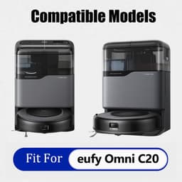 Set van 12 stofzakken en dweildoeken als vervanging geschikt voor de eufy Omni C20 robotstofzuiger. — thumbnail 2