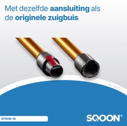 SQOON® Zuigbuis geschikt voor Dyson V12 detect licht koper - Model 971518-14 — thumbnail 2