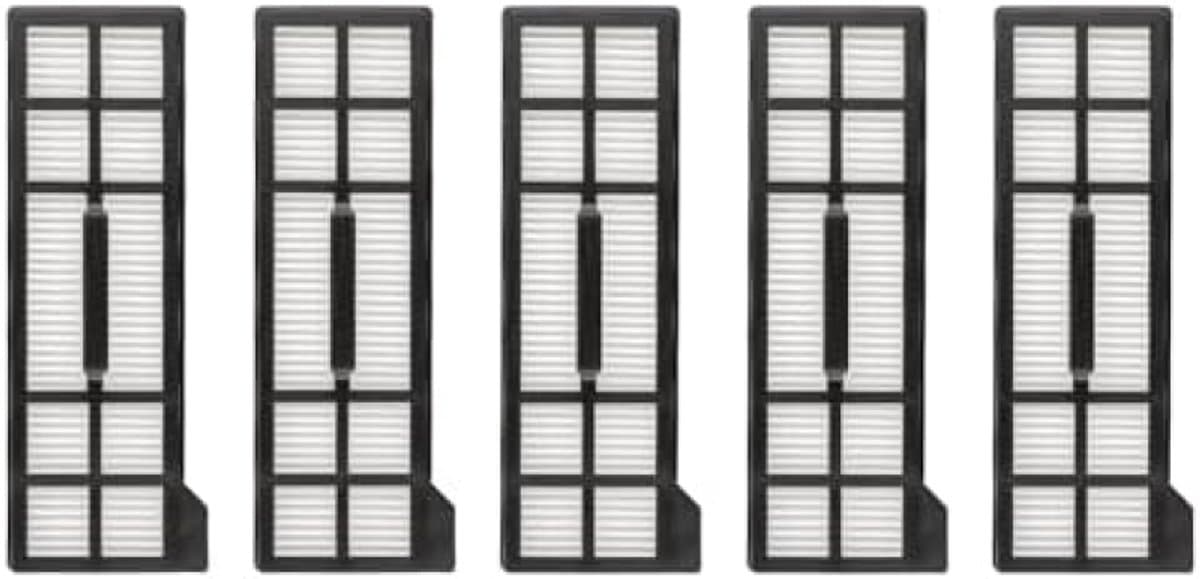 PromoHome Vervangingsfilterset HEPA Filters 5-stuks voor Robotstofzuigers - Compatibel met Diverse Merken - Hoogwaardige Luchtfiltering - Milieuvriendelijk Materiaal — afbeelding 1