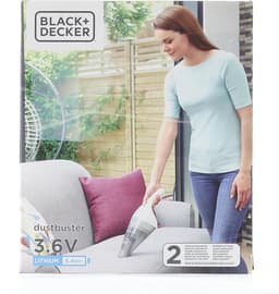 Handstofzuiger 36 V Lithium Zonder Stofzak Draadloos - Draadloos Oplaadbaar - NVC115JL-QW - Wit Blauw - 325 ml — thumbnail 2
