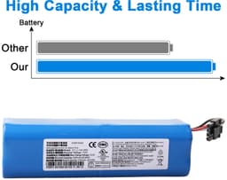 Stofzuigeraccu - 14,4 V - 5600 mAh - voor robotstofzuiger — thumbnail 2