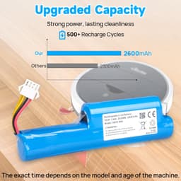 Stofzuigeraccu - 2600 mAh - 10,8 V - Li-Ion — thumbnail 5