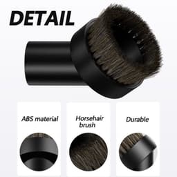 Universele Stofzuigerborstel, 32 mm Stofborstel, Zwart Meubelborstel Voor Stofzuiger, Paardenhaar Borstel Vacuüm Bijlagen Stofborstel, Cleaning Tools Stofborstels Vervanging (3) — thumbnail 5