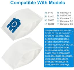 12-Pack Stofzuigerzakken Compatibel met Miele GN Serie S8/C1/C2/C3 — thumbnail 4