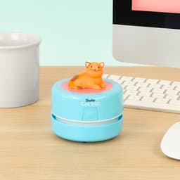Oplaadbare Mini Stofzuiger voor Bureau met Kattenontwerp — thumbnail 3