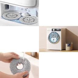 Set Van 10 Microvezel Dweilpads Voor Ecovacs Deebot T30 Pro Omni/T30 Omni/T30s Pro - Krachtige Reiniging Herbruikbaar - Geschikt Voor Hout Tegels En Tapijt - Grijs — thumbnail 2