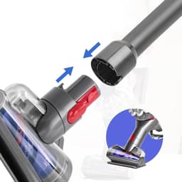 Stofzuigerborstelkop Met Anti-Klitfunctie En Taps Toelopende Borstelrol Voor Dyson V15 V11 V10 V8 V7 - Dieptereiniging Zelfreinigend Compact - Donkergrijs — thumbnail 5