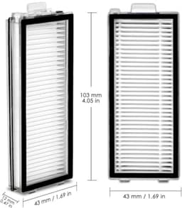 6x PromoHome HEPA-filter compatibel met Roborock Qrevo Master/Slim - Stofzuigerfilters - Vervangingsset — thumbnail 3