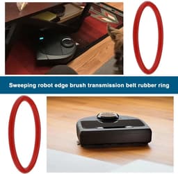 Allecto - Zijborstel O-ring aandrijfriem - 10 stuks - Duurzaam rubber - Vervangingsriem - Compatibel met Neato Botvac - Voor optimale stofzuiger pr... — thumbnail 4