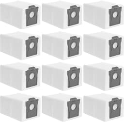 12 stofzuigerzakken, vervangende stofzakken en filterzakken Geschikt voor de Dreame L10s Pro Ultra Heat, L10s Ultra Gen 2, X30/X40/X50 Ultra Complete, X40/X50 Master en Mova E30 Ultra / Z50 Ultra. — thumbnail 2