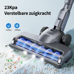 Draadloze steelstofzuiger - Lichtgewicht model - Huis snel schoonmaken - Krachtige zuigkracht 23kPa - 35 min looptijd - Blauw — thumbnail 2