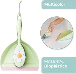 Handveger en Stoffer Set - Ideaal voor Houtkachel, Barbecue en Kruimels - Compact en Multifunctioneel — thumbnail 4
