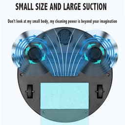 Smart robot stofzuiger met borstels en Veegdoek. 3 in 1.Zuigen, vegen en dweilen — thumbnail 4