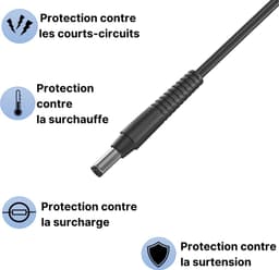 29V-netlader ter vervanging van RS-RH5664 Compatibel met Rowenta Air Force Flex 560/460/Air Force 360/260-stofzuiger Phonillico® — thumbnail 5