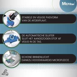 16 stofzakken voor Miele S8340 PowerLine EcoLine stofzuiger - stofzak incl. 8 filters - MAXI BOX — thumbnail 2