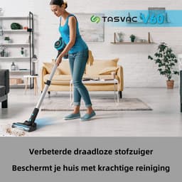 Grenintol V600 Steelstofzuiger Draadloos - Steelstofzuiger - Draadloze Stofzuiger - Stofzuiger Zonder Zak - Stofzuiger Draadloos - Compact & Licht - Geschikt Voor Tapijt, Harde Vloeren en Dierenhaar — thumbnail 3