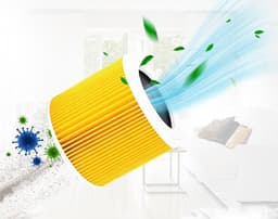 hepa filter - Patroonfilter - Geschikt voor Kärcher Stofzuigers - WD1, WD2, WD3, MV2 en MV3 - Nat/Droog-Stofzuiger Filter - stofzuiger - stofzuigerfilter - Cartridgefilter - Premium Kwaliteit - 2 STUK(S) — thumbnail 2