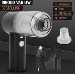 Ferodelli Kruimeldief - Handstofzuiger - Snoerloos - Auto Stofzuiger - Caravan - Car Vacuum Cleaner - Draadloos - Best Verkocht — thumbnail 2