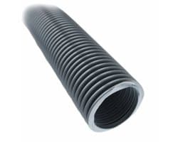 SQOON® Stofzuigerslang op rol 32 mm x 20 meter lang - Zware kwaliteit - Zilver - Glad van binnen voor optimale doorstroming - Geschikt voor huishoudelijk en industrieel gebruik