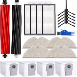 Accessoireset compatibel met Roborock Q8 Max - Max+ - Q5 Pro -Q5 Pro+ - zakken - moppen - filters - borstels - Hoogwaardige vervanging - reserveonderdelen - 20 onderdelen - hier is alles! — thumbnail 3