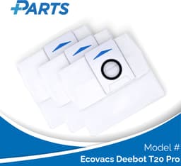 Ecovacs Deebot T20 Pro Stofzakken (3 Stuks, Plus.Parts® alternatief voor D-DB03-0003) — thumbnail 1