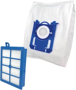 Multaparts® stofzuigerzakken geschikt voor AEG / Philips / Electrolux S-BAG -5 stuks + HEPA filter - | Made in Europe | Passend in o.a. AEG VX6, VX7, VX8, 6000 serie, GR201 of Philips Active, PowerPro, PerformerPro, PH99, FC8021/03, FC8021/05 — thumbnail 1