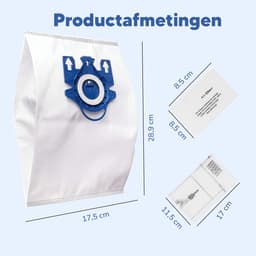 StrongFlow Stofzuigerzak 10x - Geschikt voor Miele Complete C3 / C2 - Hyclean 3d efficiency GN - Incl. 2 Filters - Cat and Dog — thumbnail 4