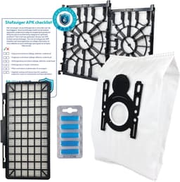 Multaparts® stofzuiger-APK set geschikt voor Bosch In'genius | Complete onderhoudsset met stofzuigerzakken type G-ALL (10 x), motorfilter (2 x), HEPA filter, geursticks (5 x), APK-checklist & APK-sticker | Maak je stofzuiger weer als nieuw — thumbnail 1