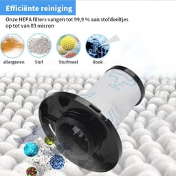 Filters geschikt voor Rowenta X-Force Flex 11.6 - ZR00907/908 RH98XX/99XX - 4 stuks — thumbnail 3