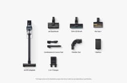 Samsung JET 85 Complete - Steelstofzuiger - 210Watt - Hepa filter - Zakloos - VS20C8524TB/WA — thumbnail 4