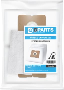 10x Dparts stofzuigerzakken en 1 filter geschikt voor Inventum Tomado Sauber - st306rza sz300 st306bza st306zza st308wza st154rza - Princess Silence Deluxe - tvc3001b tvc3001r tdb300 - V70 V20 - SB70 SB20 - PH95 stofzuigzakken — thumbnail 2