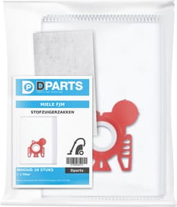 10x Dparts stofzuigerzakken geschikt voor Miele FJM - met motorfilter - HyClean 3D Efficiency - Complete C1 - Compact C1 C2 - S6000 - S4000 - S700 - S500 - S300i - S290 - S241 - MI30 — thumbnail 4