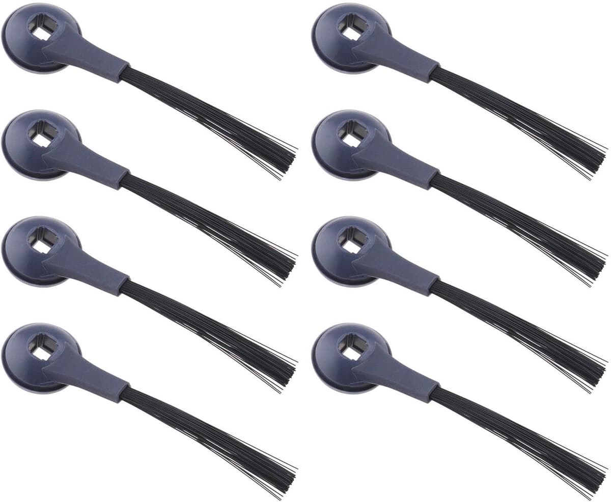 Zijborstelset - 8 stuks - Compatibel met Shark robotstofzuigers — afbeelding 1