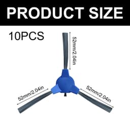 Zijborstelset voor robotstofzuiger - 10 stuks - Eufy RoboVac — thumbnail 4
