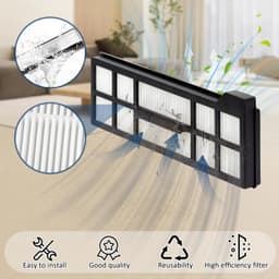 19 stuks - X10 Accessoires Kit Vervanging geschikt voor Eufy X10 Pro Omni Vacuüm, 1 Hoofdborstel, 4 Mop Doek Pads, 4 Zijborstels, 2 HEPA-filters, 6 Vervangende Stofzakken, 1 Reinigingsgereedschap — thumbnail 3